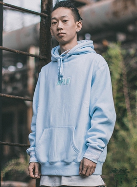 APHELION远日点糖果纯色基础连帽卫衣男女情侣宽松加绒套头帽衫春