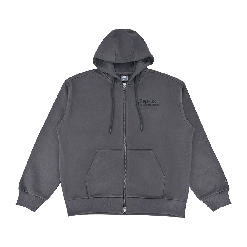 New Balance NB新款男子拉链百搭运动休闲卫衣连帽外套MDF31191