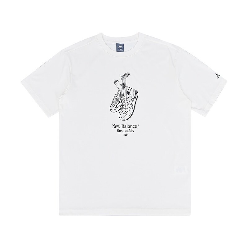 New Balance NB男子休闲圆领短袖百搭简约潮流运动T恤衫MT61I6RT
