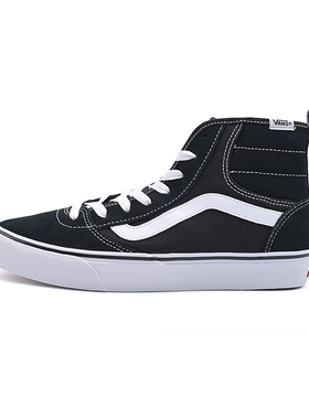 VANS范斯Ashwood Hi Decon黑色复古高帮男鞋休闲板鞋百搭潮流板鞋