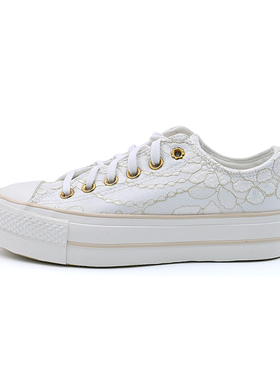 Converse匡威新款All Star Lift女款蝴蝶结厚底鞋休闲板鞋A15197C