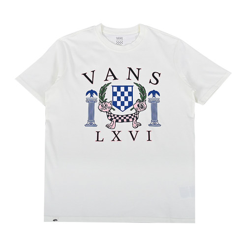 VANS范斯新款夏季女卡通猫咪短袖时尚潮流休闲T恤上衣VN000NJWFS8