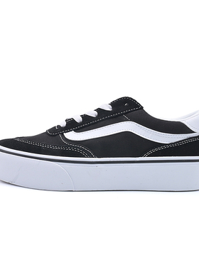 VANS范斯Brooklyn LS Platform黑色简约复古鞋板鞋VN000DC4BA2