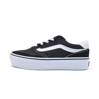 VANS范斯Brooklyn LS Platform黑色简约复古鞋板鞋VN000DC4BA2