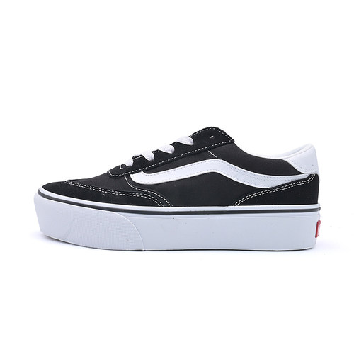 VANS范斯Brooklyn LS Platform黑色简约复古鞋板鞋VN000DC4BA2
