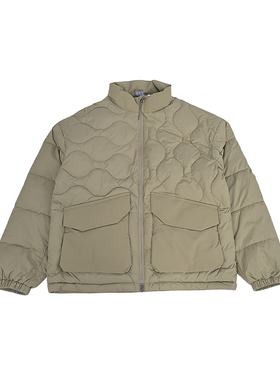 New Balance NB新款男宽松休闲百搭保暖棉服舒适立领外套NQF41291