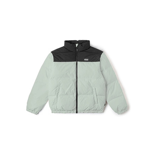 VANS范斯男女款百搭羽绒夹克立领经典LOGO羽绒服外套VN000P30ZRT