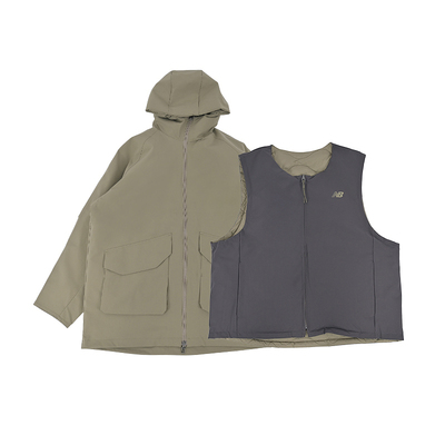 New Balance NB新款男子潮流百搭运动休闲棉服马甲两件套NQF41321