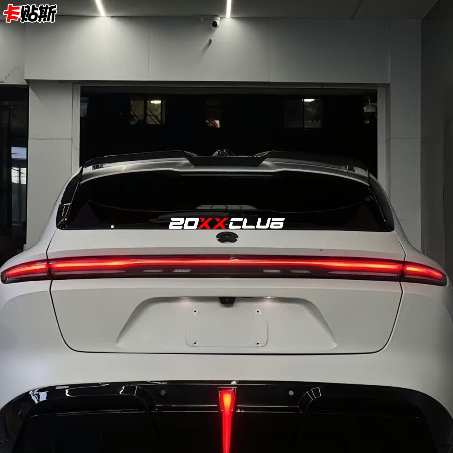 20XXCLUB 厂牌音乐翱翔汽车后窗装饰车贴纸创意侧窗拉花个性防水
