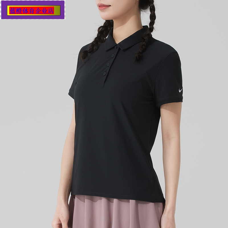 NIKET恤女装2025夏季新款运动服商务休闲柔软透气POLO衫短袖