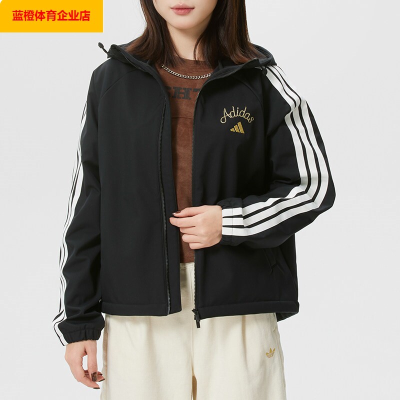 阿迪达斯外套女装2026新款运动服跑步健身训练潮流时尚休闲KU8973
