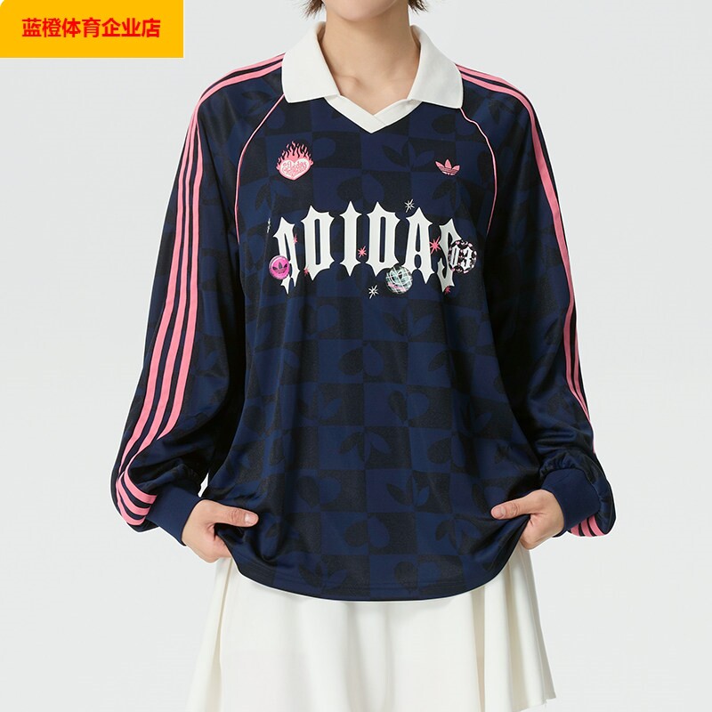 阿迪达斯三叶草女装2026新款女士运动服休闲长袖T恤KY2020