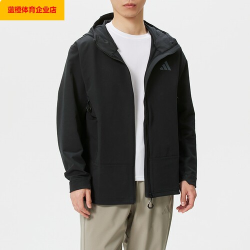 阿迪达斯外套男装2026春季新款运动服MT CW SFTS J梭织夹克KD9409