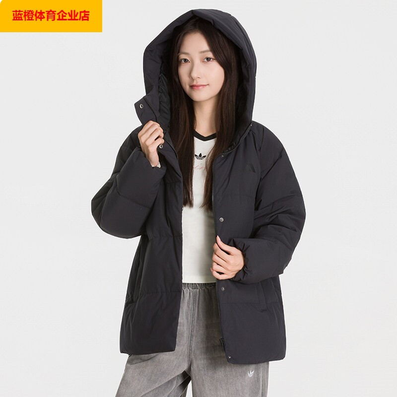 女装运动服2026连帽鸭绒羽