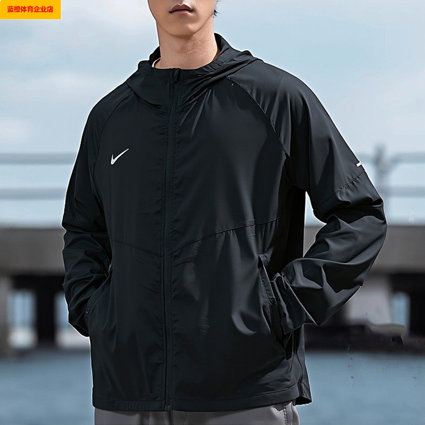 NIKE耐克连帽外套男款2026春季新款运动服跑步梭织夹克IR8440