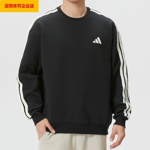 运动服潮流套头衫 冬季 休闲服圆领KR2514 2025新款 阿迪达斯卫衣男装