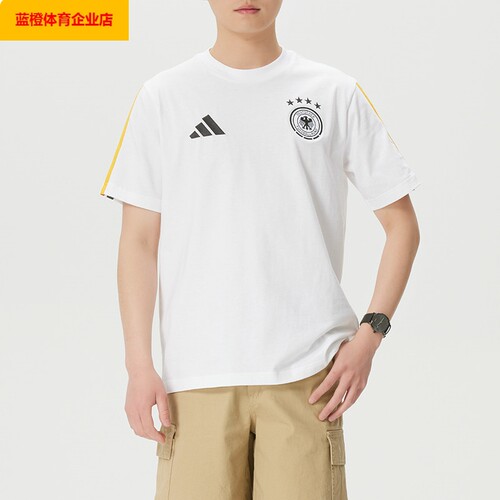 阿迪达斯男装 2026夏季新款运动短袖透气休闲T恤衫半袖KB4401