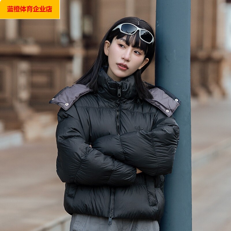 女装运动服600蓬连帽鸭绒