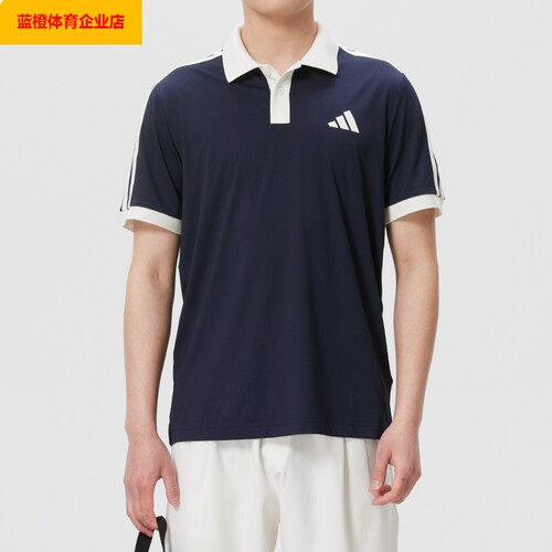 阿迪达斯男2026春季新款POLO衫运动服跑步健身训练短袖t恤KA5899