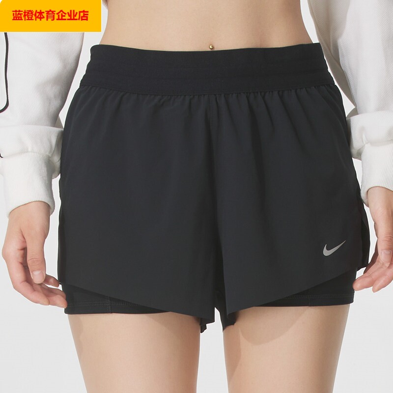 NIKE跑步短裤女裤夏季新款女子健身训练裤运动裤三分裤HJ5377