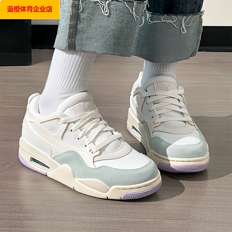 NIKE女鞋 AJ4舒适减震户外运动鞋复古轻便低帮篮球鞋IB7408