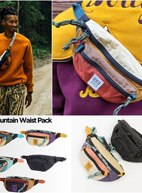 现货TOPO DESIGNS Mountain Waist Pack户外腰包单肩包斜挎包胸包