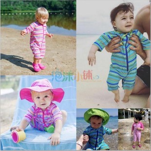 防晒服男女婴幼儿童iplay连体防晒衣泳衣 宝宝新款 美国i play夏季