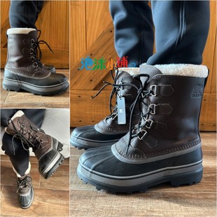 正品现货 SOREL 冰熊 Caribou WL 抗严寒防滑防水雪地靴羊毛内胆
