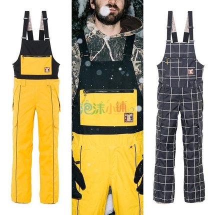 正品现货 686 男款单板双板滑雪服防寒裤滑雪裤背带裤Home Bib