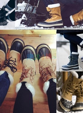 全新现货 Sorel Caribou 冰熊 冬季高帮户外鞋冰雪防滑防水雪地靴