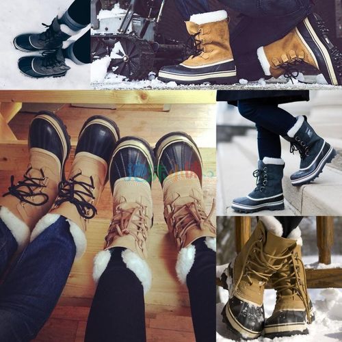 Sorel冰熊经典防滑防水雪地靴