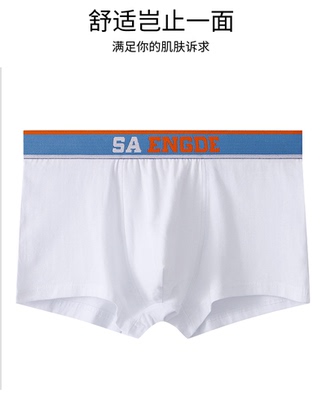 纯棉新款潮流夏季平角男士内裤