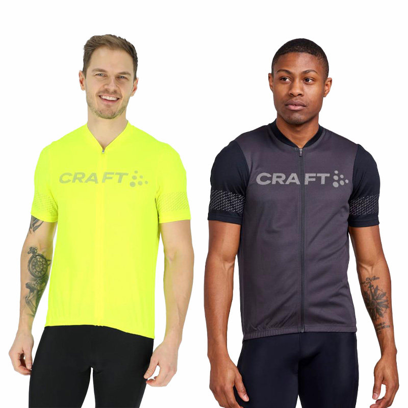 craft新男子款夏季短袖速干公路自行车骑行夹克透气防滑户外上衣