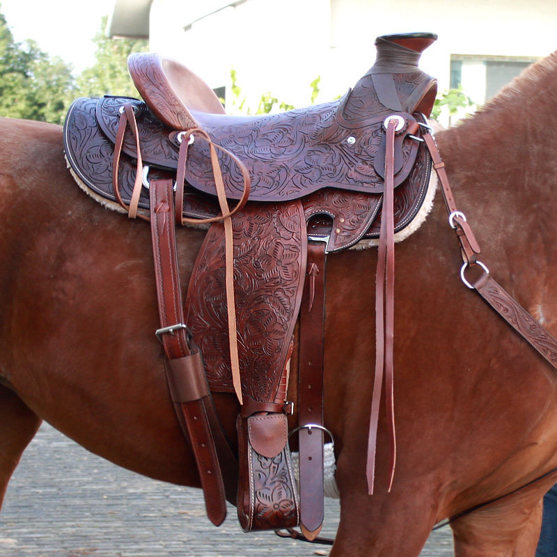 Equestrian Riding West Quality leather full set Saddle series Carved security saddle Ryomain the Sports/Yoga/Fitness/Fans supplies , Equestrian Sports , Saddlery Series , Saddle  category - from Buy2taobao.com to provide professional Taobao agent buy service