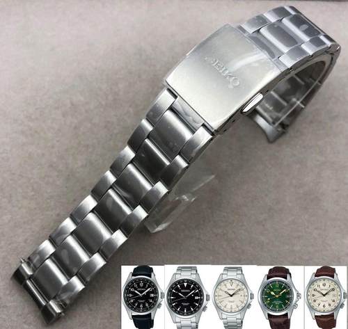 适配sarb017精工原装钢带SPB155J1 SPB121J1登山新旧款钢带 20mm