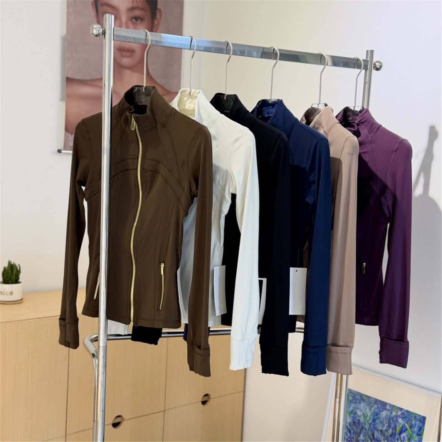 ANDS SCUBA LU 立领女士外套轻薄款修身瑜伽服运动防晒衣夹克上衣