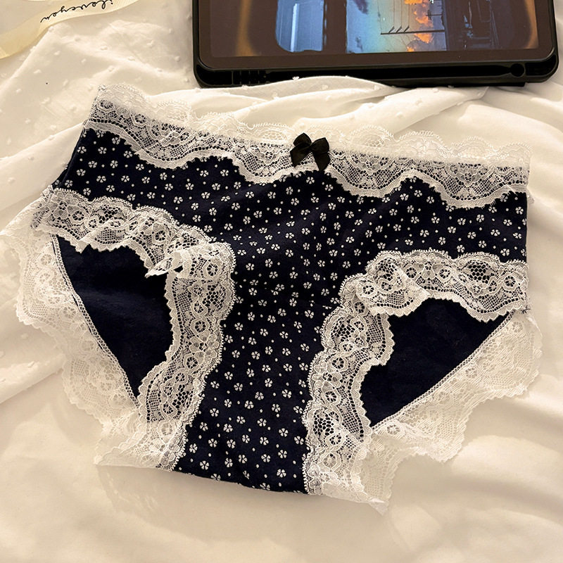 法式复古内裤女10A抗菌婴儿棉可爱少女低腰蕾丝边全棉裆三角裤头,女士内衣/男士内衣/家居服,男三角内裤,淘宝优惠券,粉丝福利购,淘宝优惠卷