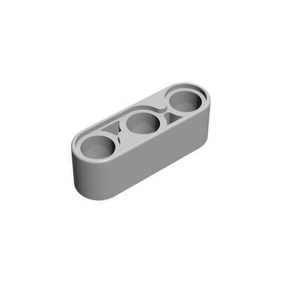 拼装塑料散件积木1x3孔梁