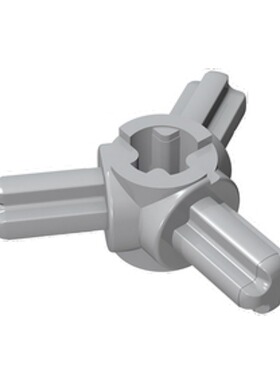 跃高积木 3x120°十字轴连接件 10个科技件拼装兼容乐高配件57585