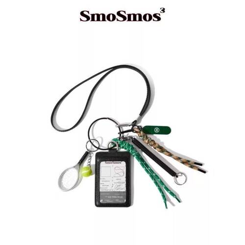 SmoSmos卡套工牌门禁原创多巴胺公交车饭卡胸透明卡时髦包包挂件