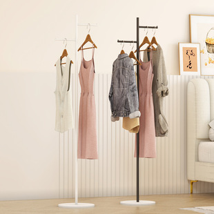 2026工厂直销 落地式挂衣架简约轻奢衣帽架家用卧室衣服架子立柱