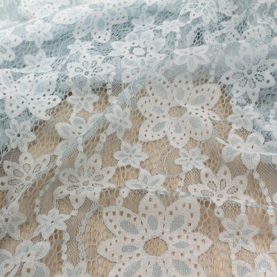 diy蓝色服装围巾网纱布料