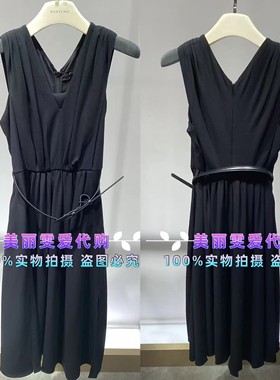 2024春夏款MARYLING玛俪琳A1EDW64240无袖修身连衣裙