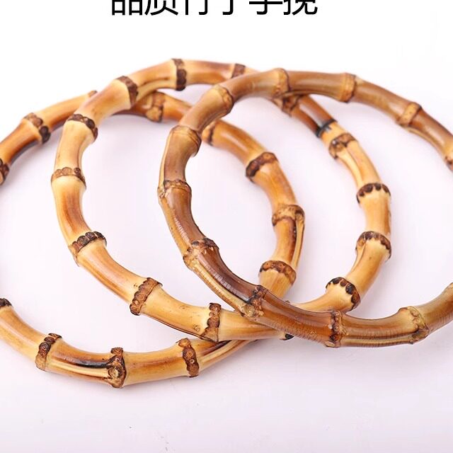 家居挂件DIY手工竹圆圈加粗款