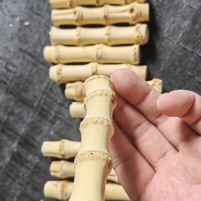 打磨竹节原色多节竹手柄