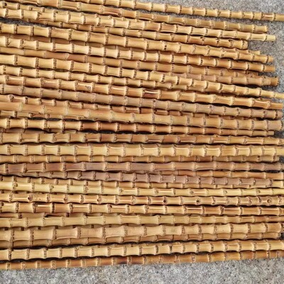 密节竹根浅碳校直教鞭指挥棒DIY