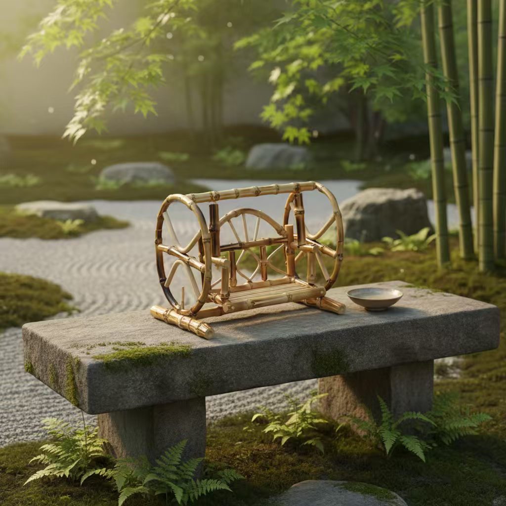 竹根摇椅迷你桌面小摆件长20宽12高17cm尺寸以实物为准量大可谈