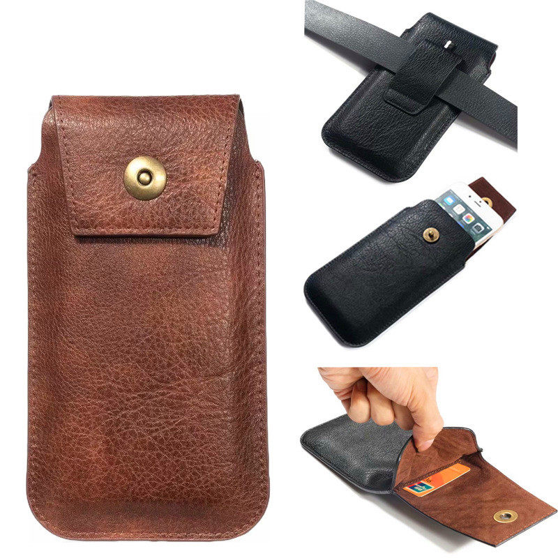 4.7/5.8/6.1/6.5寸苹果6s手机套挂腰包7plus穿皮带手机包8p男腰带