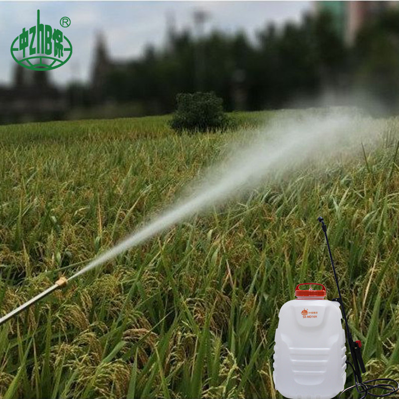 中保农用智能充电锂电池电动喷雾器背负高压喷消毒打药机16L新款