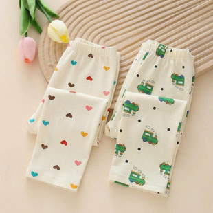 单件儿童秋裤春秋宝宝打底棉毛裤小孩裤子男女童睡衣单条线裤衬裤